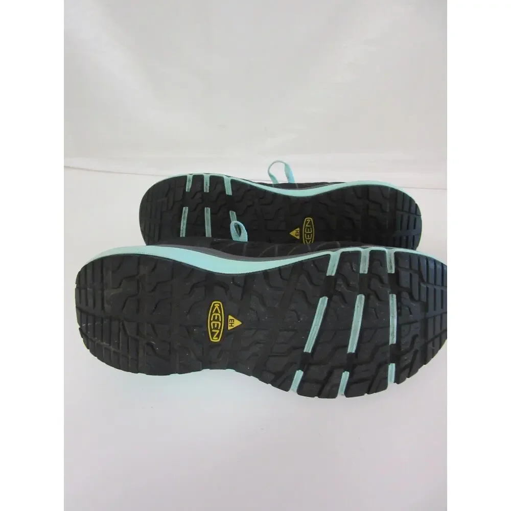 KEEN Black & Green Konnectfit 8.5M Carbon Fibre Toe Low Top Lace Up Sneakers